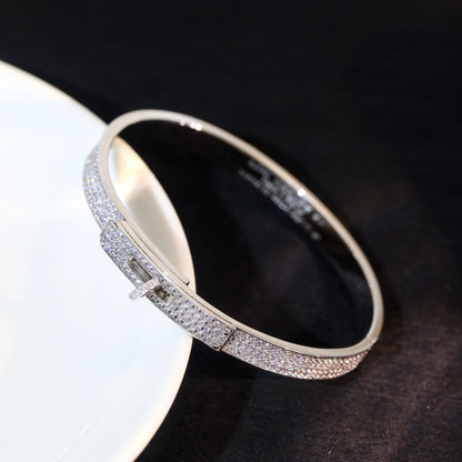 [AW]KELLY BRACELET DIAMOND PAVED