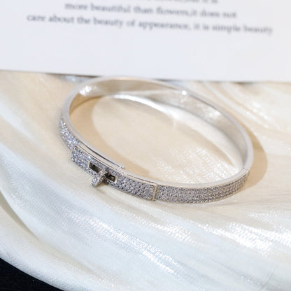[AW]KELLY BRACELET DIAMOND PAVED
