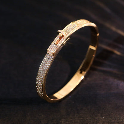 [AW]KELLY BRACELET DIAMOND PAVED