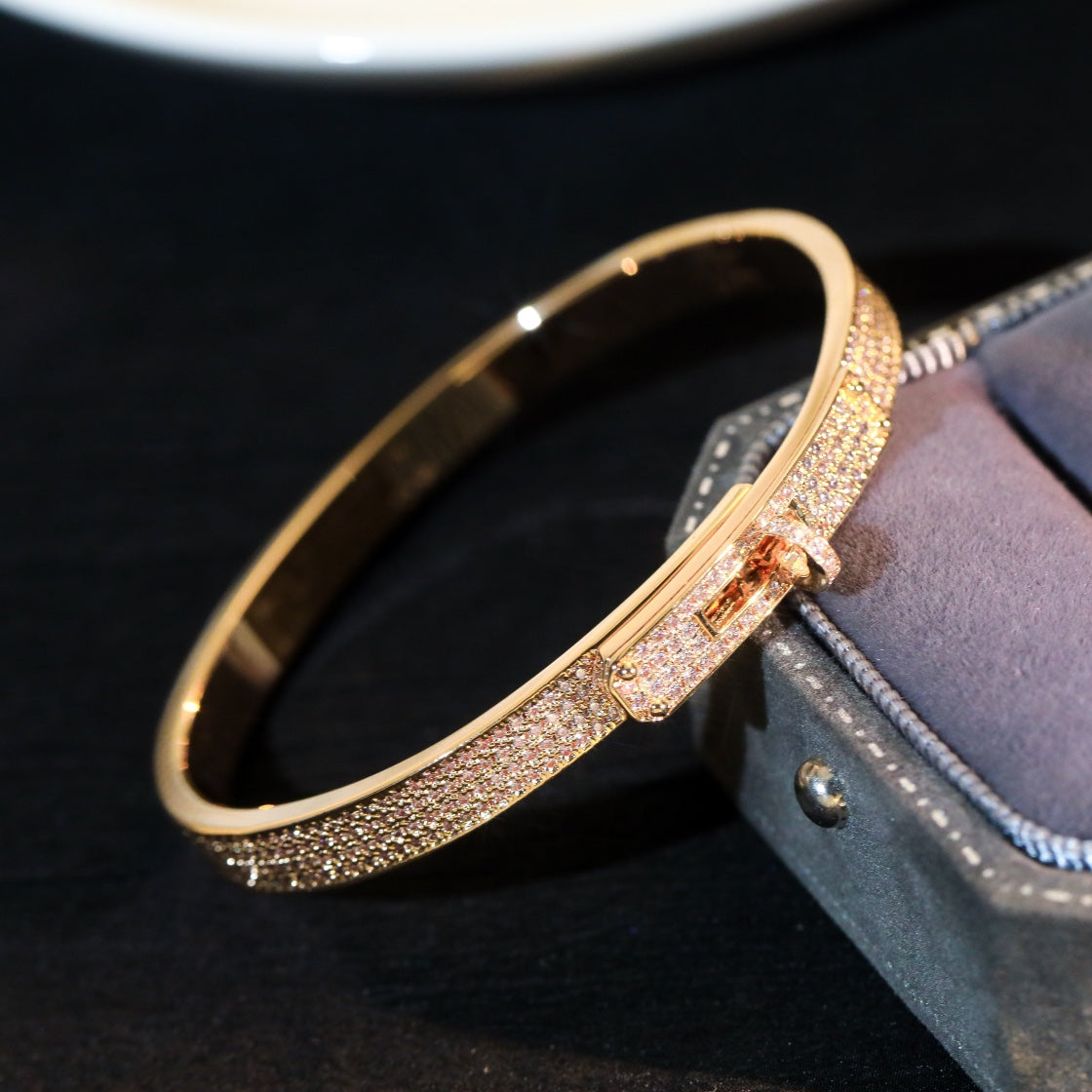 [AW]KELLY BRACELET DIAMOND PAVED