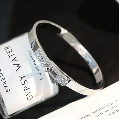 [AW]KELLY SILVER DIAMOND BRACELET