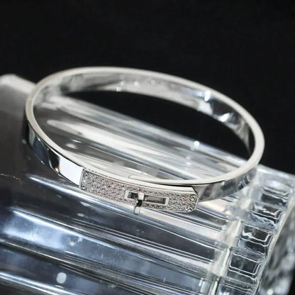 [AW]KELLY SILVER DIAMOND BRACELET