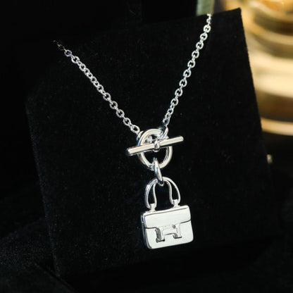 [AW]POP H PEDANT SILVER NECKLACE