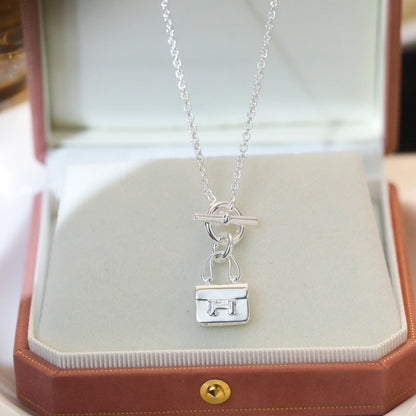 [AW]POP H PEDANT SILVER NECKLACE