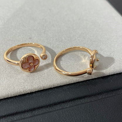 [AW]SUN 1 DIAMOND PINK MOP RING
