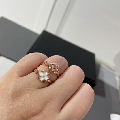[AW]SUN 1 DIAMOND PINK MOP RING