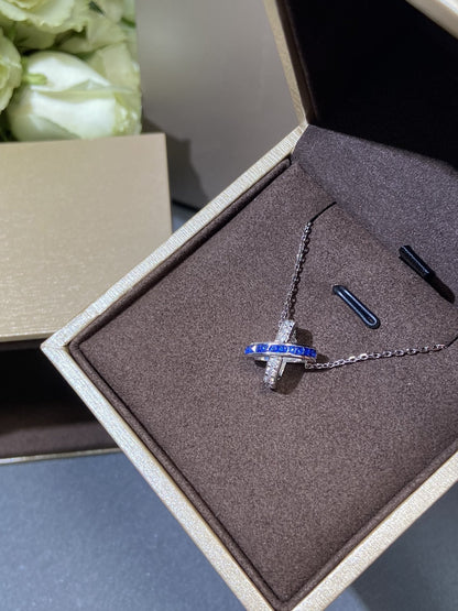 [AW]LIENS DIAMOND SILVER NECKLACE