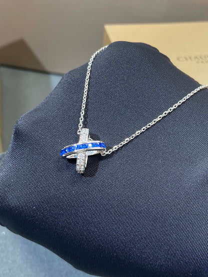 [AW]LIENS DIAMOND SILVER NECKLACE