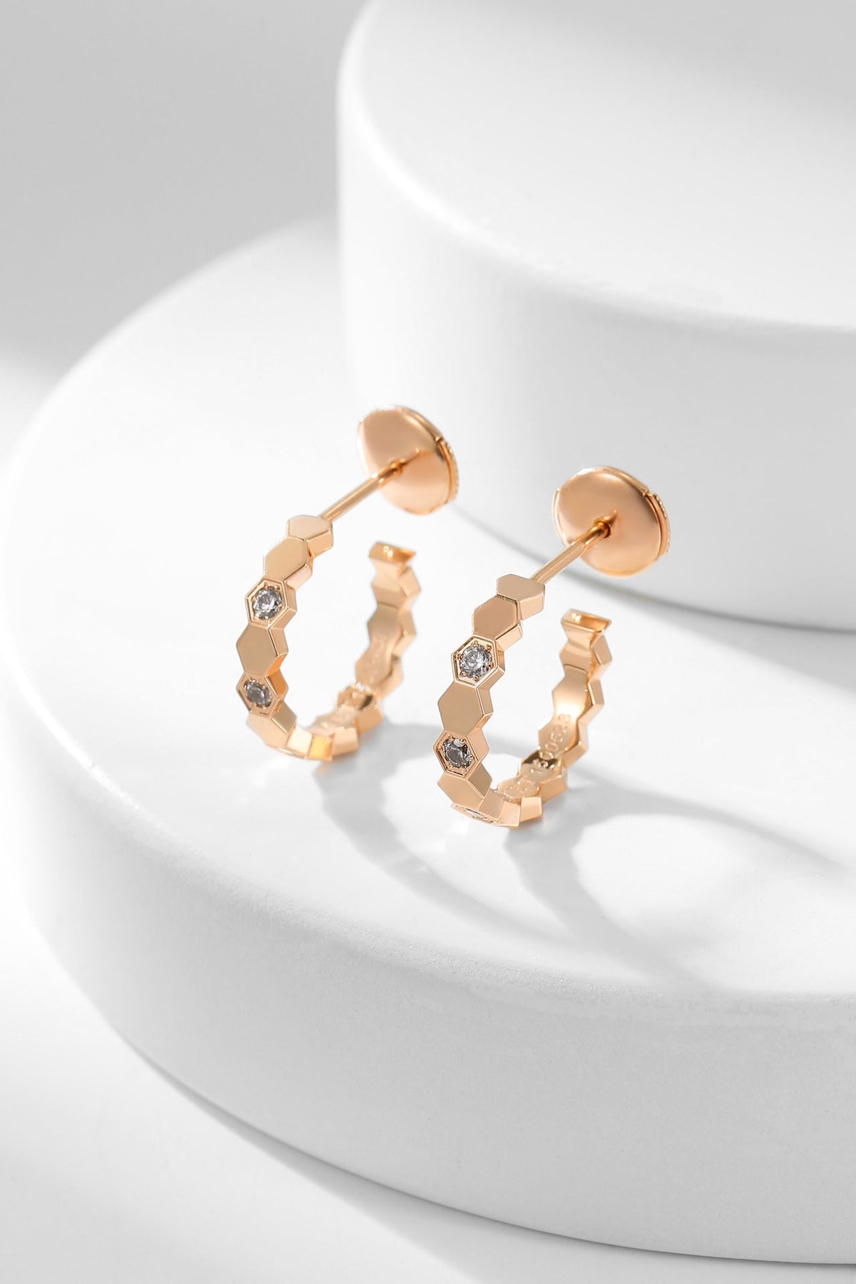 [AW]BEE LOVE DIAMOND HOOP EARRINGS
