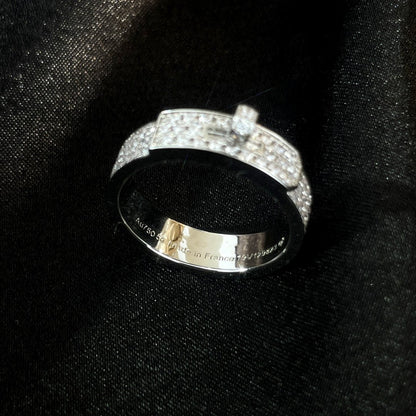 [AW]KELLY SILVER DIAMOND RING
