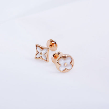 [AW]STAR AND SUN ROSE GOLD MOP STUD EARRINGS