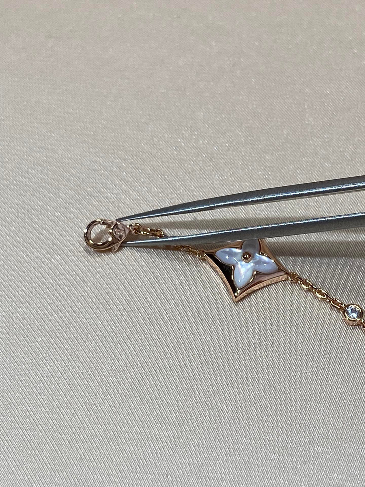 [AW]STAR 4 MOTIF MOP DIAMOND ROSE GOLD BRACELET