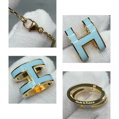 [AW]POP H SKY BLUE NECKLACE