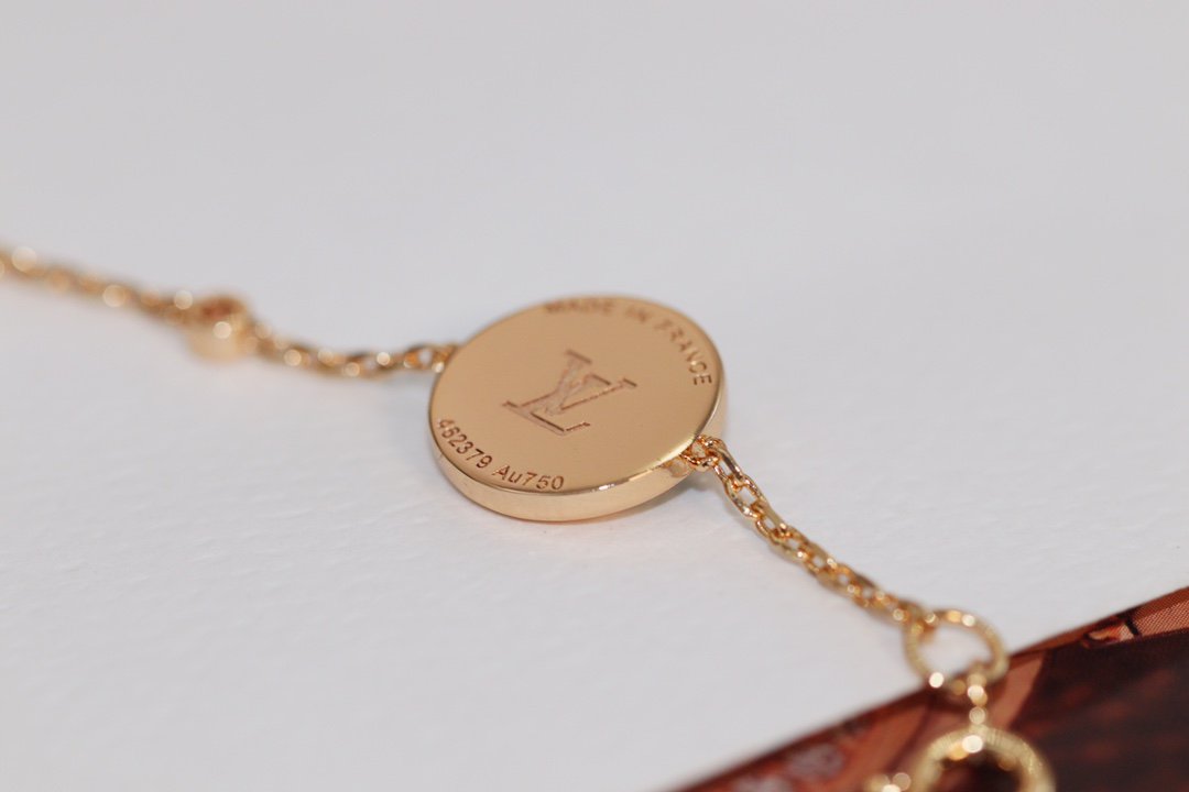 [AW]STAR AND SUN 4 MOTIF ROSE GOLD MALACHITE BRACELET