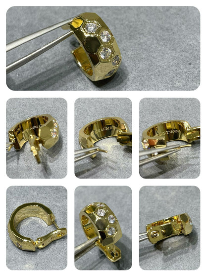 [AW]BEE LOVE DIAMOND HOOP EARRINGS