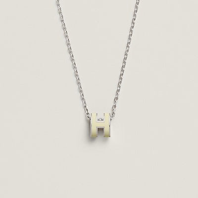 [AW]HM CLIC YELLOW ENAMEL GOLD NECKLACE