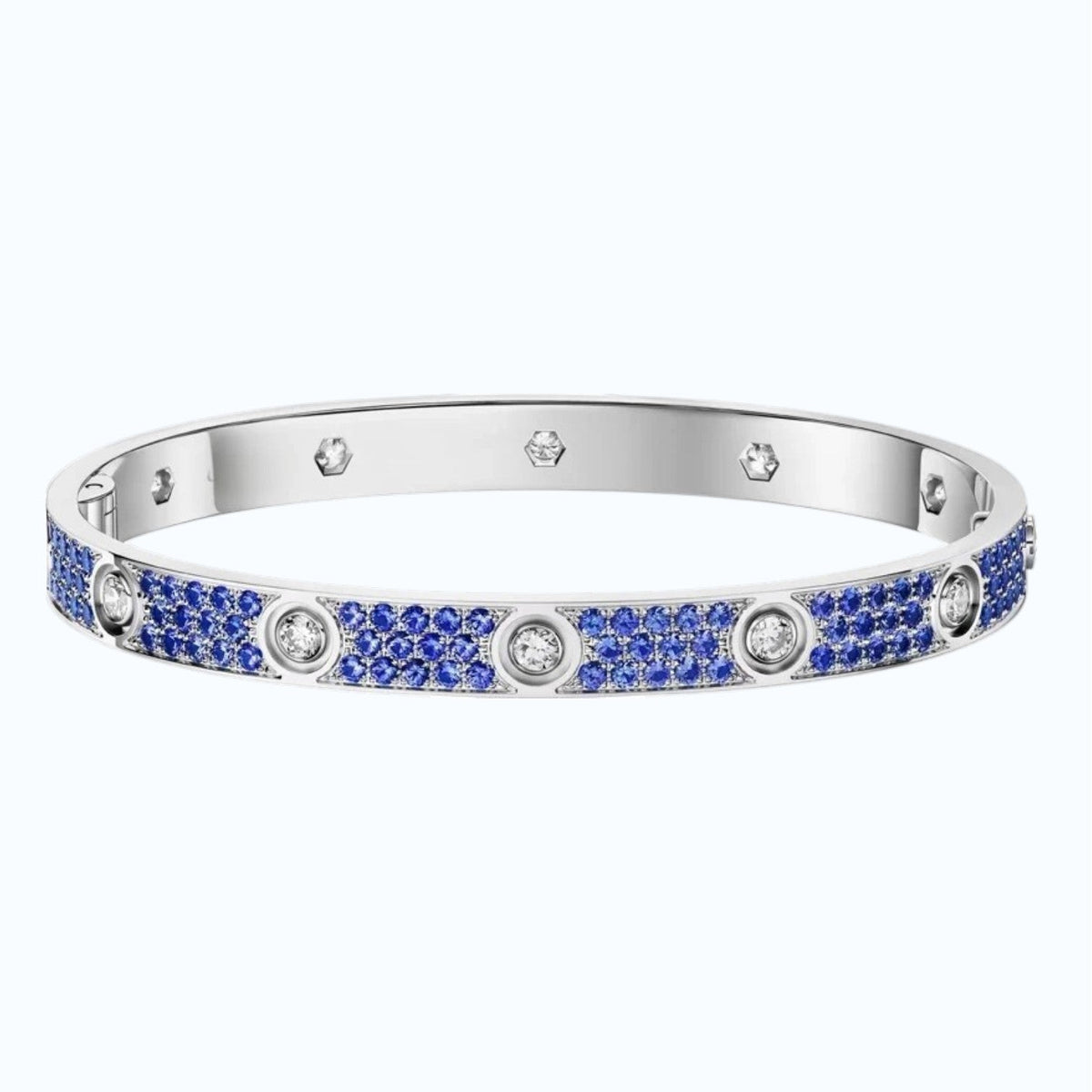 [AW]CLASSIC 6.1MM LOVE BRACELET 10-DIAMOND FULL PAVÉ