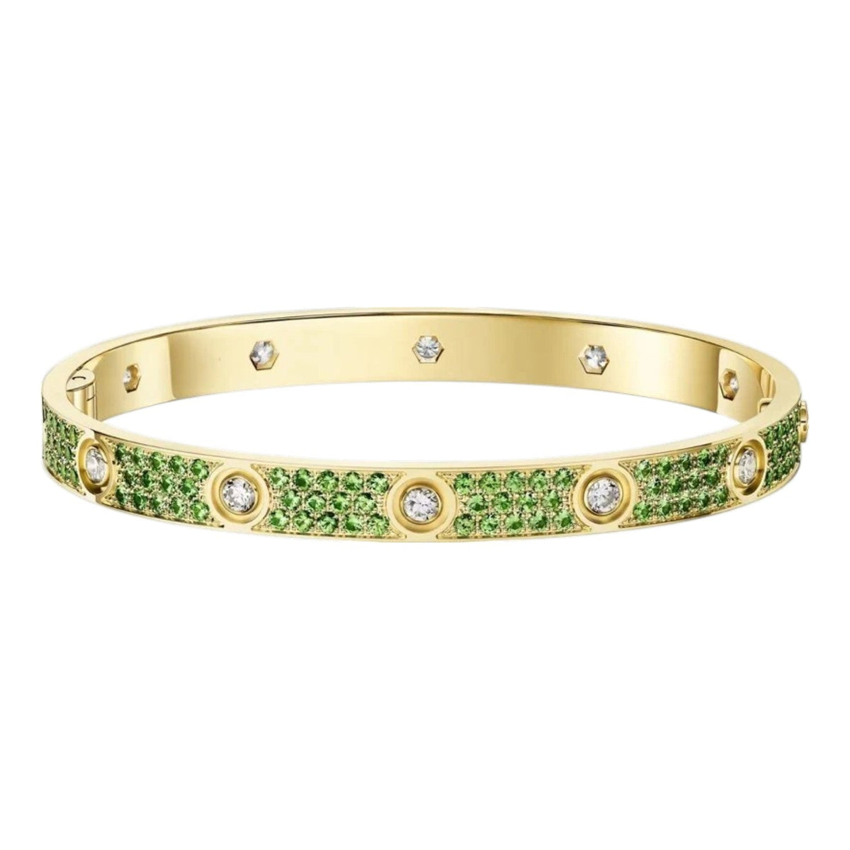 [AW]CLASSIC 6.1MM LOVE BRACELET 10-DIAMOND FULL PAVÉ