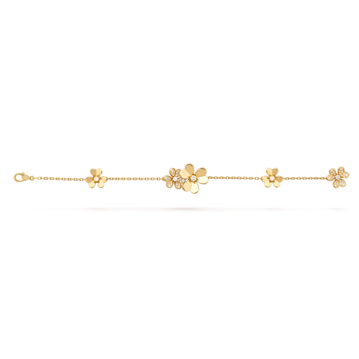 [AW]LUMINOUS BLOSSOM 5-MOTIF CHARM BRACELET