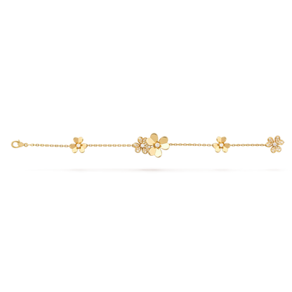 [AW]LUMINOUS BLOSSOM 5-MOTIF CHARM BRACELET