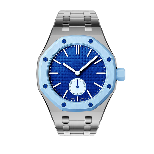 [AW]OAK POP EXCLUSIVE SILVER STEEL STRAP