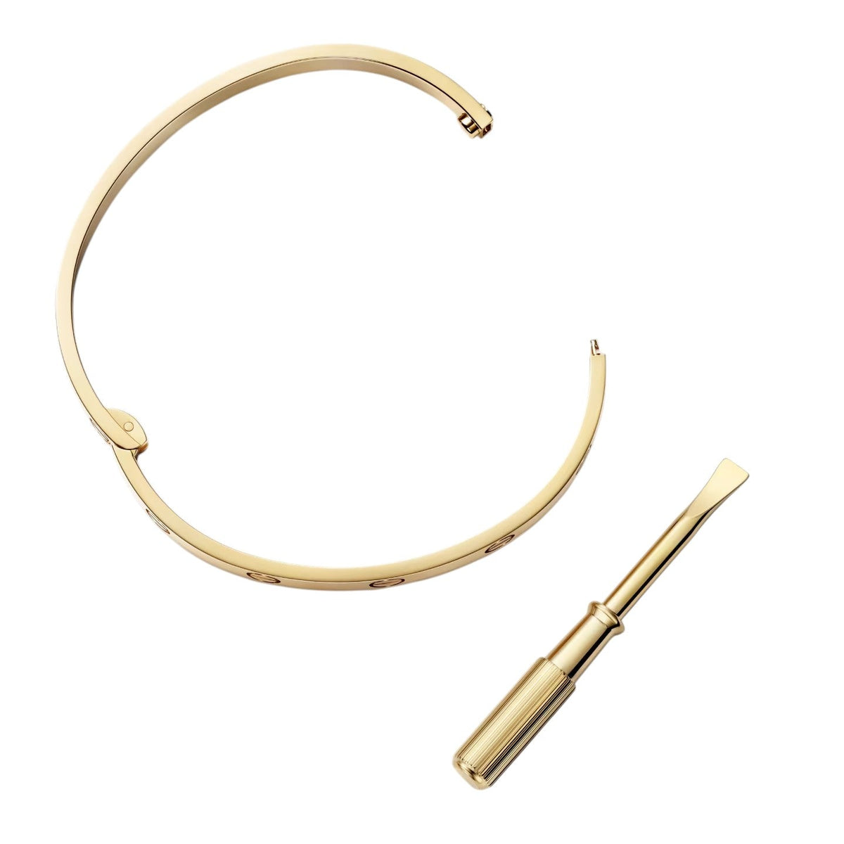 [AW]CLASSIC 6.1MM LOVE SINGLE-SCREW CLOSURE BANGLE