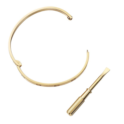 [AW]CLASSIC 6.1MM LOVE SINGLE-SCREW CLOSURE BANGLE