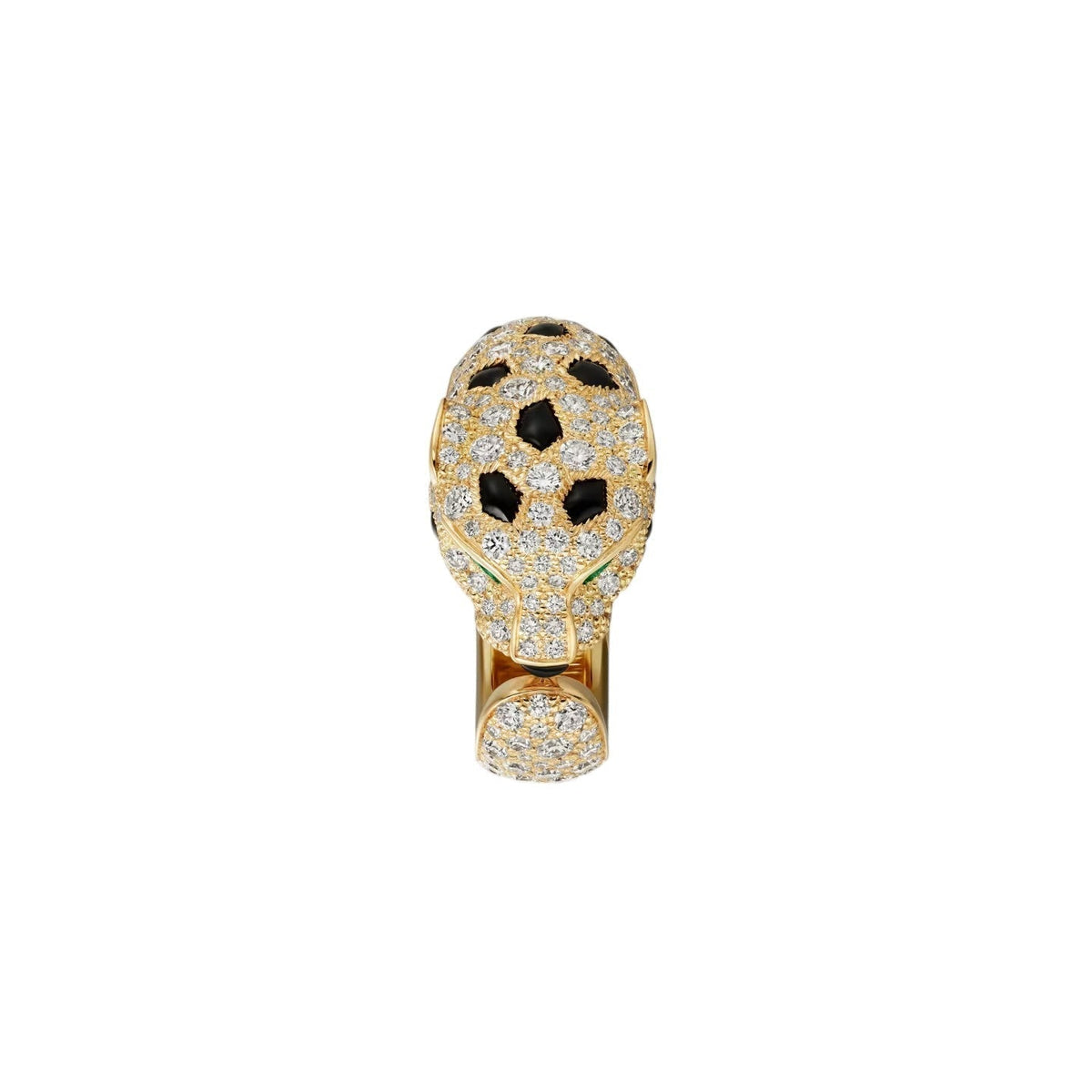 [AW]PANTHÈRE DE DIAMOND HALF-PAVÉ MEDIUM RING