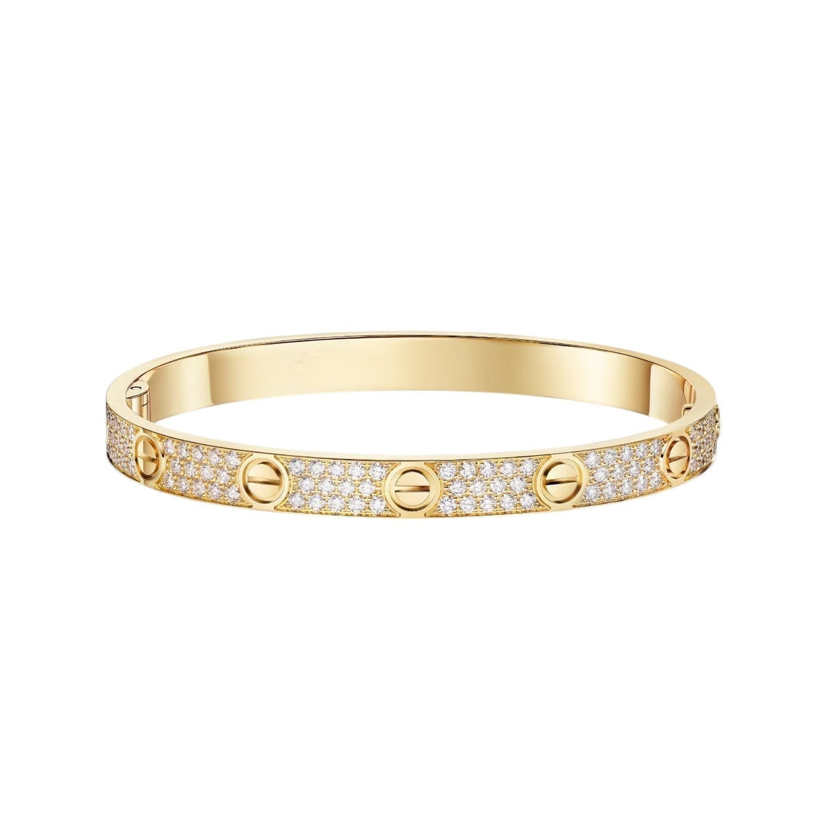[AW]CLASSIC 6.1MM LOVE BANGLE - FULL PAVÉ