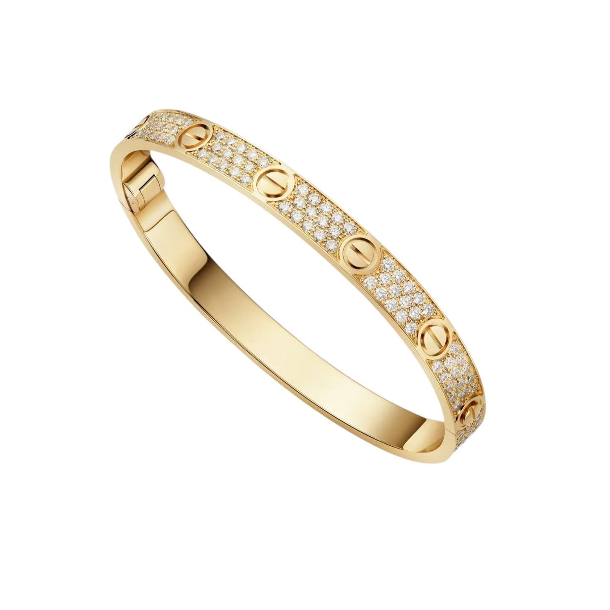 [AW]CLASSIC 6.1MM LOVE BANGLE - FULL PAVÉ