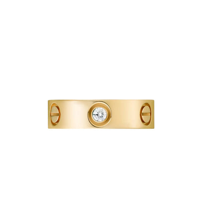 [AW]LOVE 5.5MM 3 DIAMONDS RING