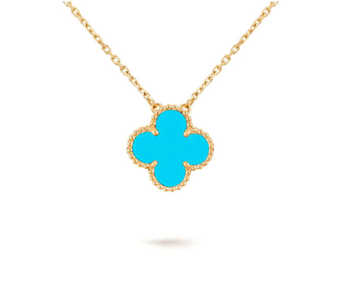 [AW]15MM CLOVER FLOWER PENDANT NECKLACE COLLECTION