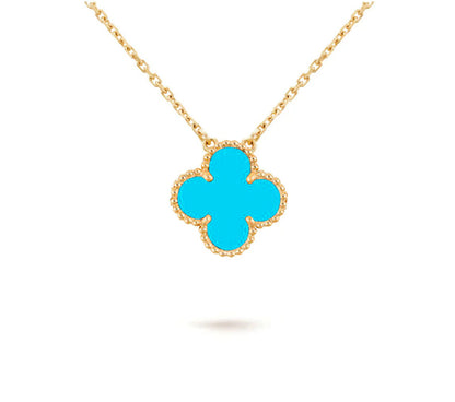 [AW]15MM CLOVER FLOWER PENDANT NECKLACE COLLECTION