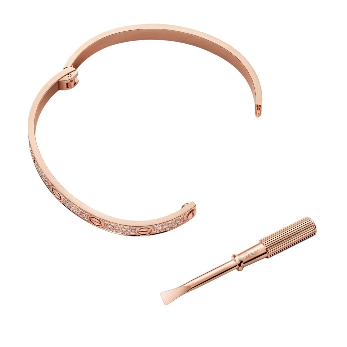 [AW]CLASSIC 6.1MM LOVE BANGLE - FULL PAVÉ