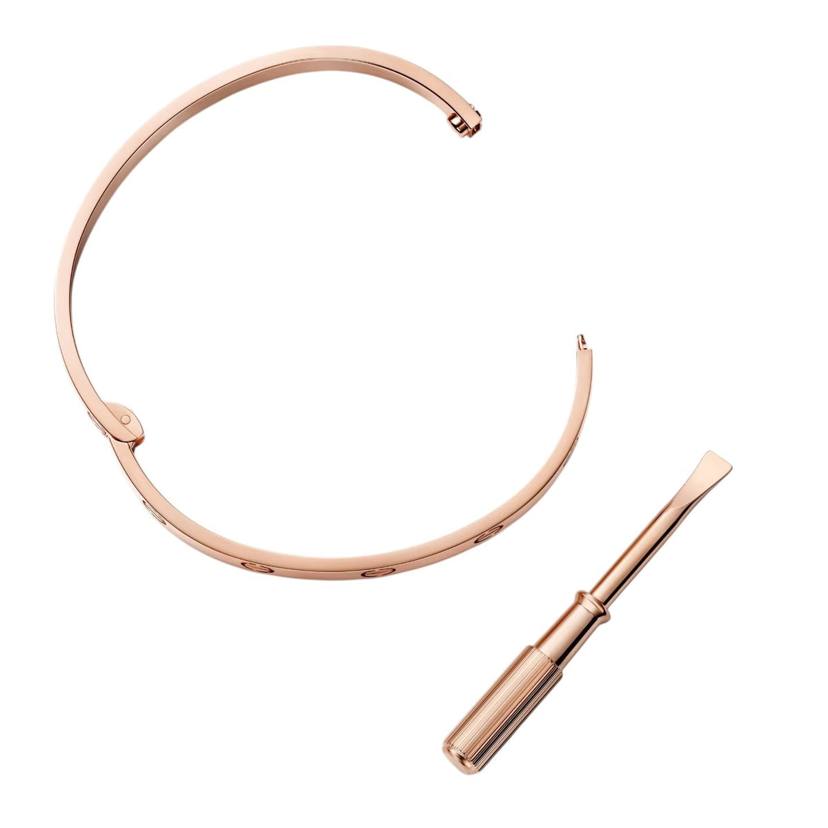 [AW]CLASSIC 6.1MM LOVE SINGLE-SCREW CLOSURE BANGLE