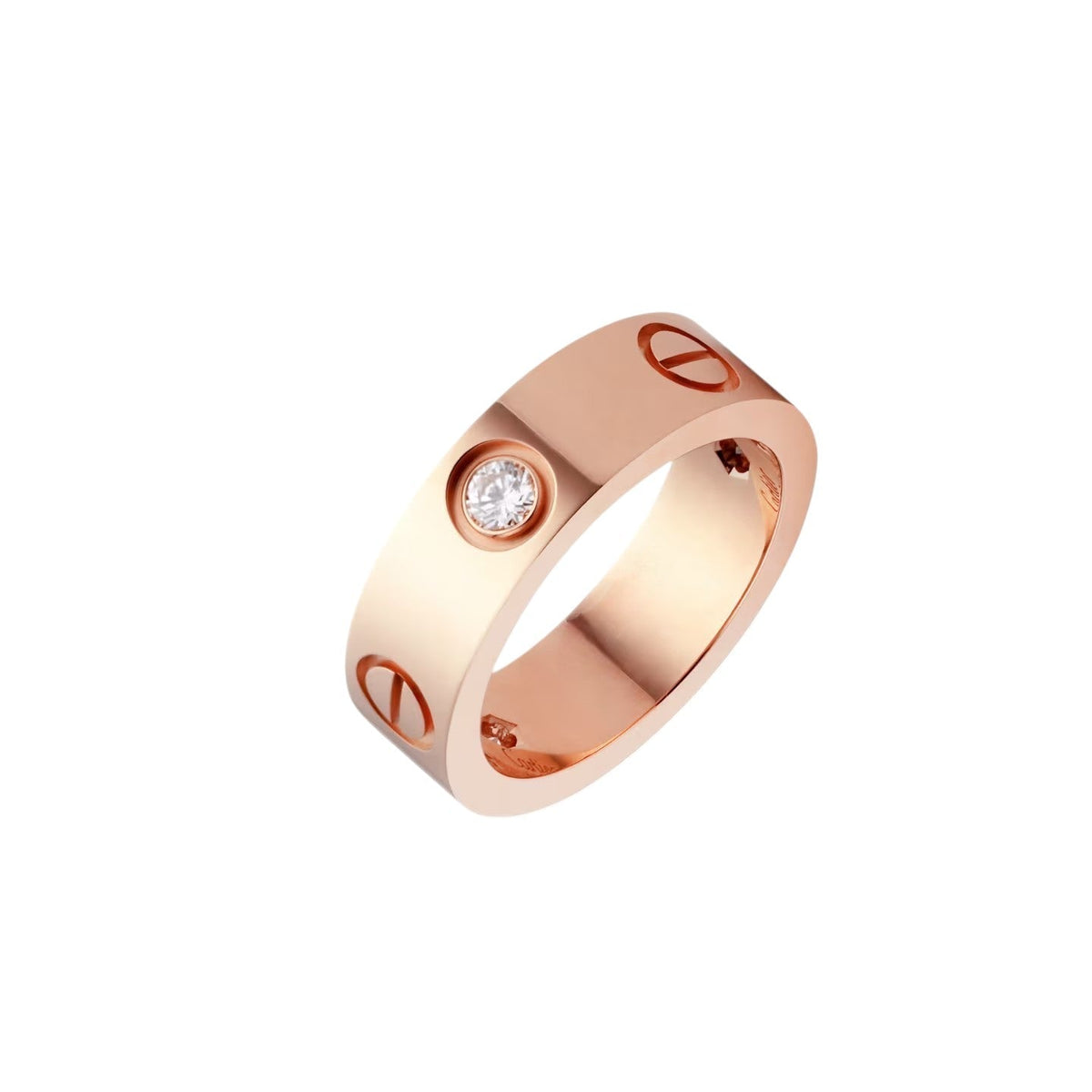 [AW]LOVE 5.5MM 3 DIAMONDS RING