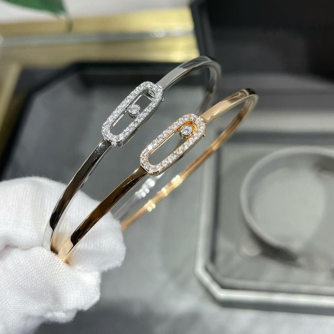 [AW]MOVE UNO PAVÉ FLEX BANGLE (MEDIUM)