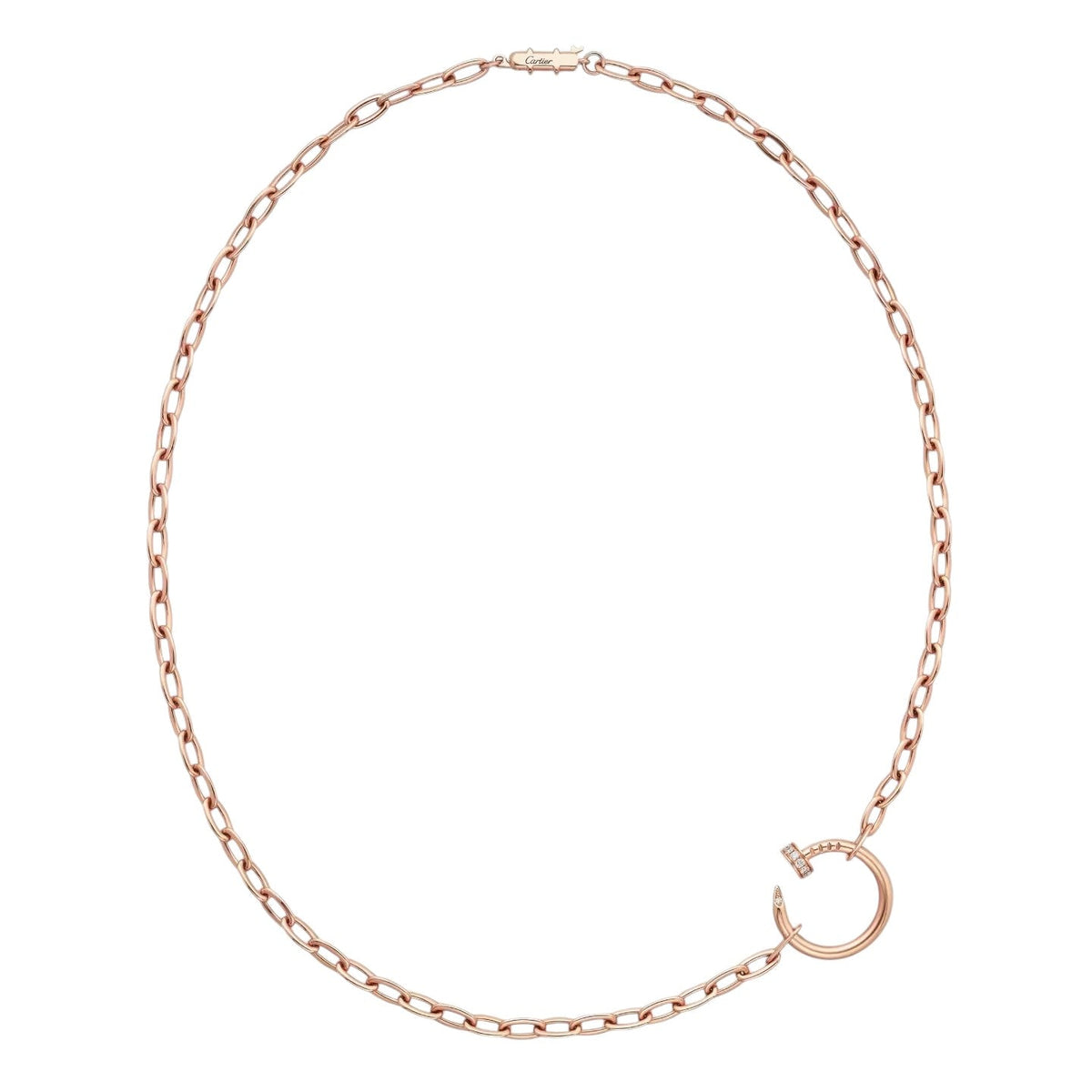 [AW]CLOU DIAMOND NAIL PENDANT NECKLACE