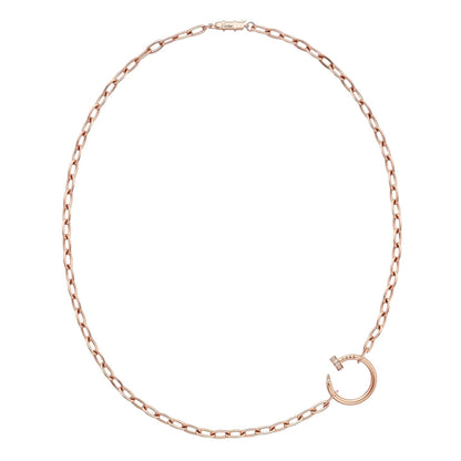 [AW]CLOU DIAMOND NAIL PENDANT NECKLACE
