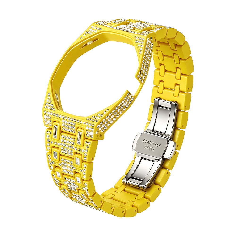 [AW]Royal Oak Pop Exclusive Bioceramic Case & Bioceramic Strap Full Diamond