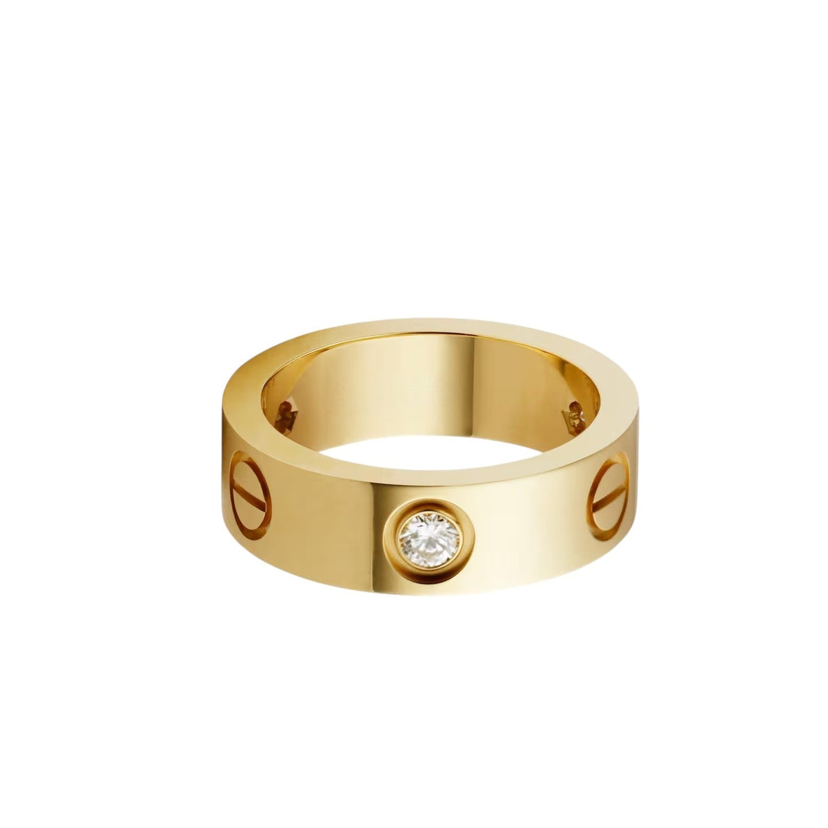 [AW]LOVE 5.5MM 3 DIAMONDS RING