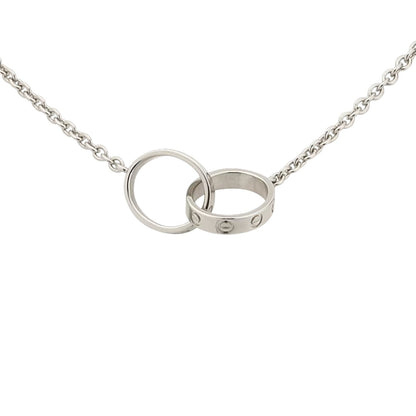 [AW]LOVE DOUBLE-RING PENDANT NECKLACE