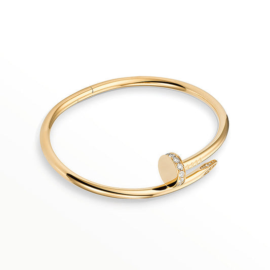 [AW]JUSTE UN CLOU 3.5MM CLASSIC DIAMOND BANGLE