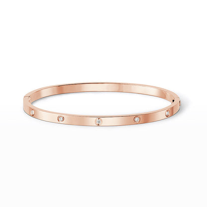 [AW]LOVE 3.65MM SMALL MODEL BANGLE - 10-DIAMOND