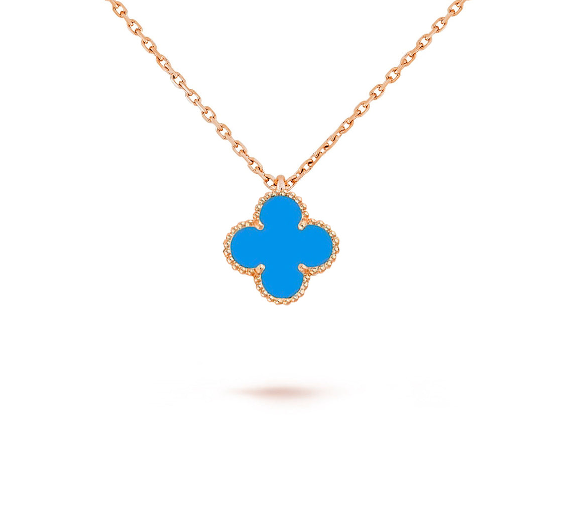 [AW]9.5MM MINI CLOVER PENDANT NECKLACE COLLECTION