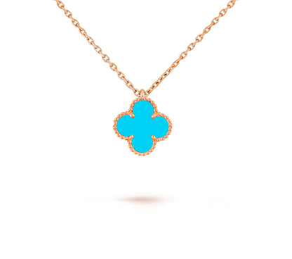 [AW]9.5MM MINI CLOVER PENDANT NECKLACE COLLECTION