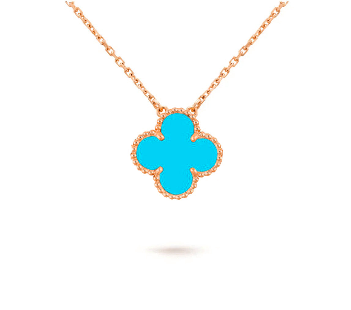 [AW]15MM CLOVER FLOWER PENDANT NECKLACE COLLECTION
