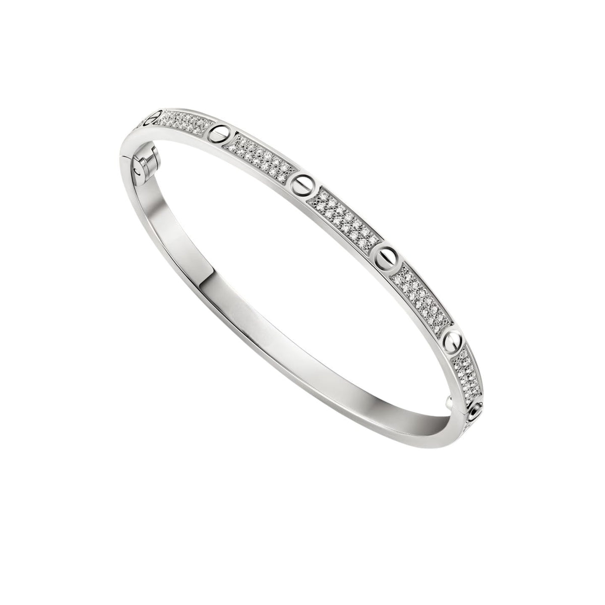 [AW]CLASSIC 3.65MM LOVE FULL PAVE BANGLE