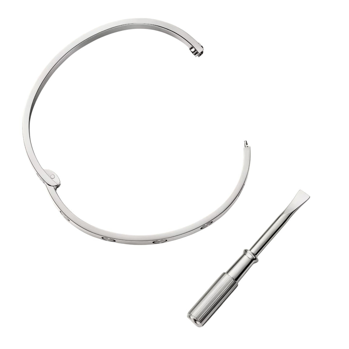 [AW]CLASSIC 6.1MM LOVE SINGLE-SCREW CLOSURE BANGLE