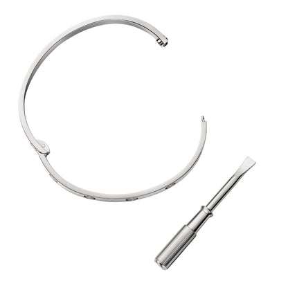 [AW]CLASSIC 6.1MM LOVE SINGLE-SCREW CLOSURE BANGLE